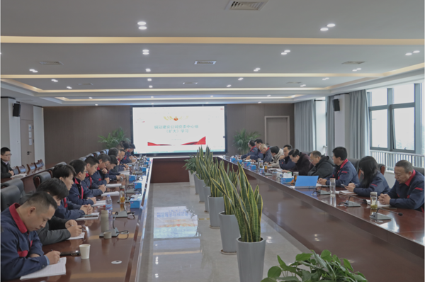 公司召開(kāi)黨委中心組(擴(kuò)大)學(xué)習(xí)